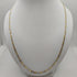 Collana catena maglia intrecciata oro 18k bicolore 60 cm 6.60 gr | Gioiellitosti.it